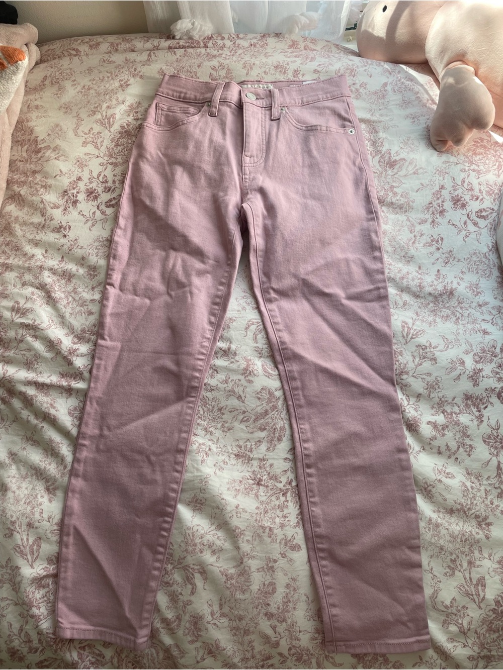 Lucky Brand Soft Pink Skinny Jeans